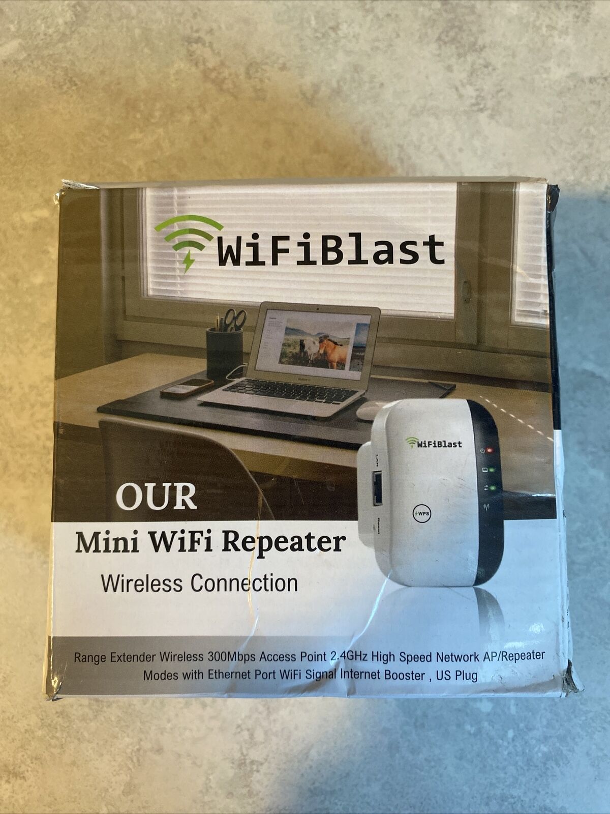 300Mbps WiFi Blast Wireless Repeater Range Extender WifiBlast Home Amplifier US