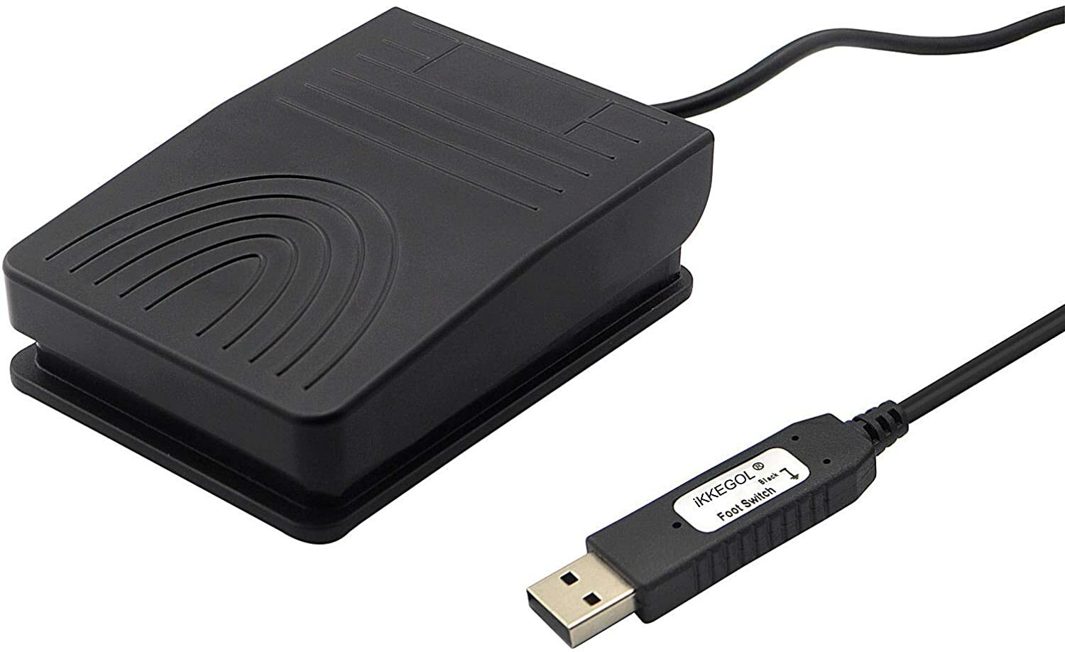 Upgraded USB Foot Switch Game PC Hands Free One Key Pedal Control Mouse Keyboard