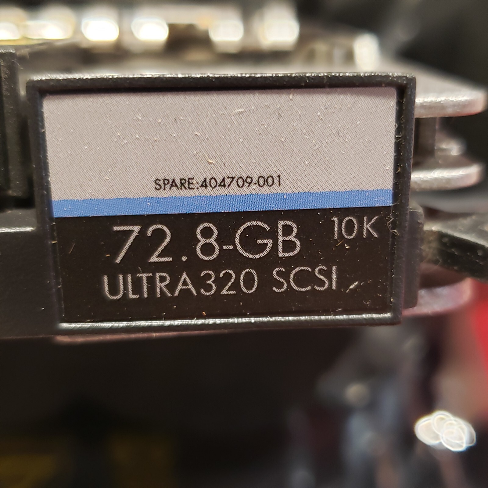 HP 404709-001, 72.8GB, 10k RPM, 3.5 in. Ultra320 SCSI HDD, 365695-007 BD07289BB8