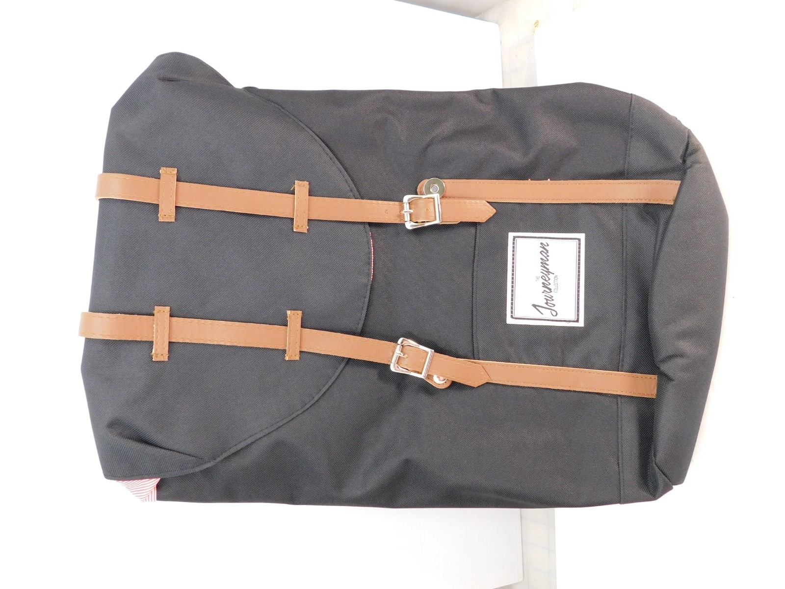 Journeyman Backpack Black Canvas Padded laptop school, work, new tagged