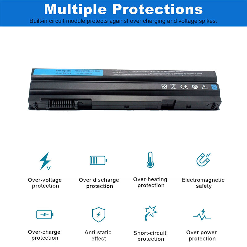 Replacement Battery for Dell Latitude E6420 E6430 E5420 E5520 E5530 T54FJ M5Y0X