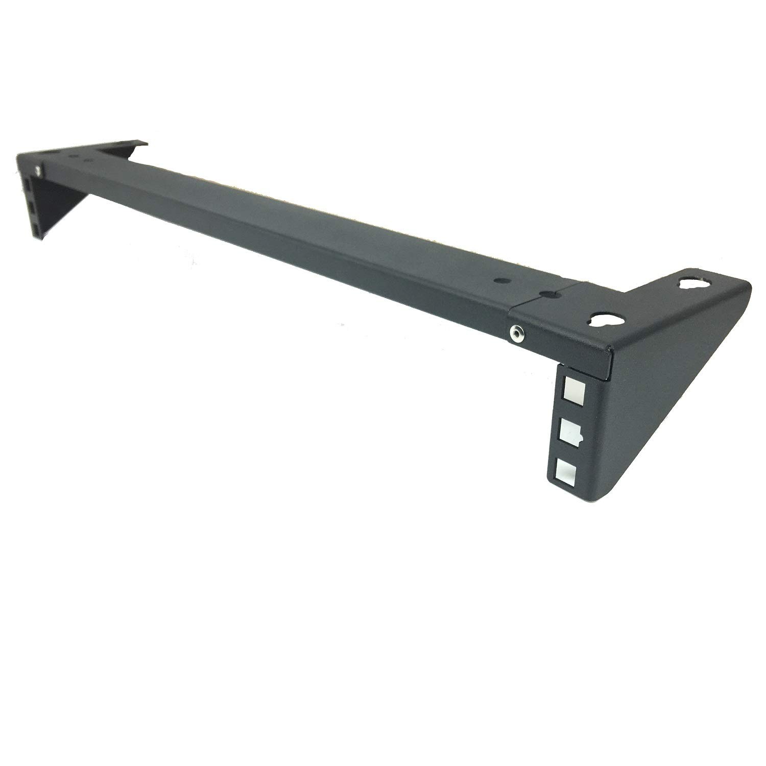 1U Steel Vertical Wall Mount Rack  Horizontal Under Desk PC Bracket for 19