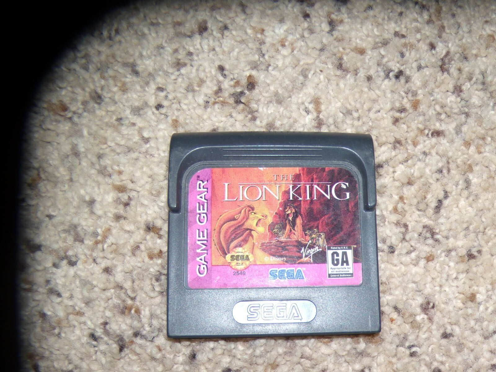 The Lion King Sega Game Gear Game