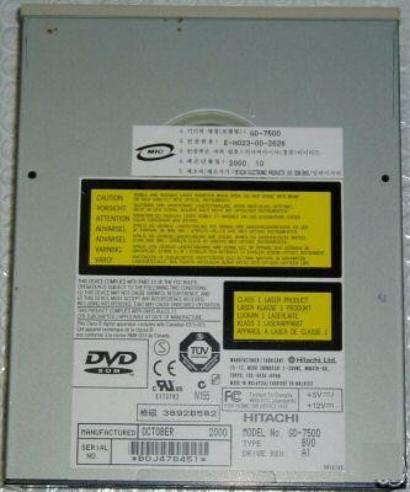 Dell internal DVD-ROM 12X IDE (Hitachi GD-7500)