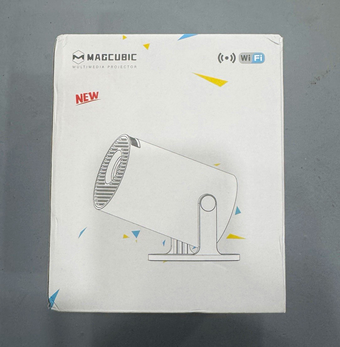 MAGCUBIC HY300PRO LED Projector 720p 4K Support WiFi HDMI 180° White