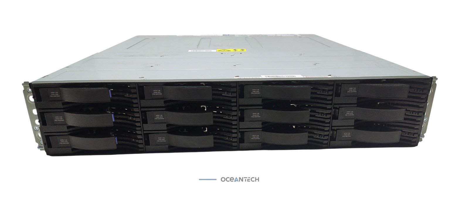 IBM 2072-12F-RFB Storwize V5000E LFF Enclosure W/Caddies  2x 02PX517 No Drives