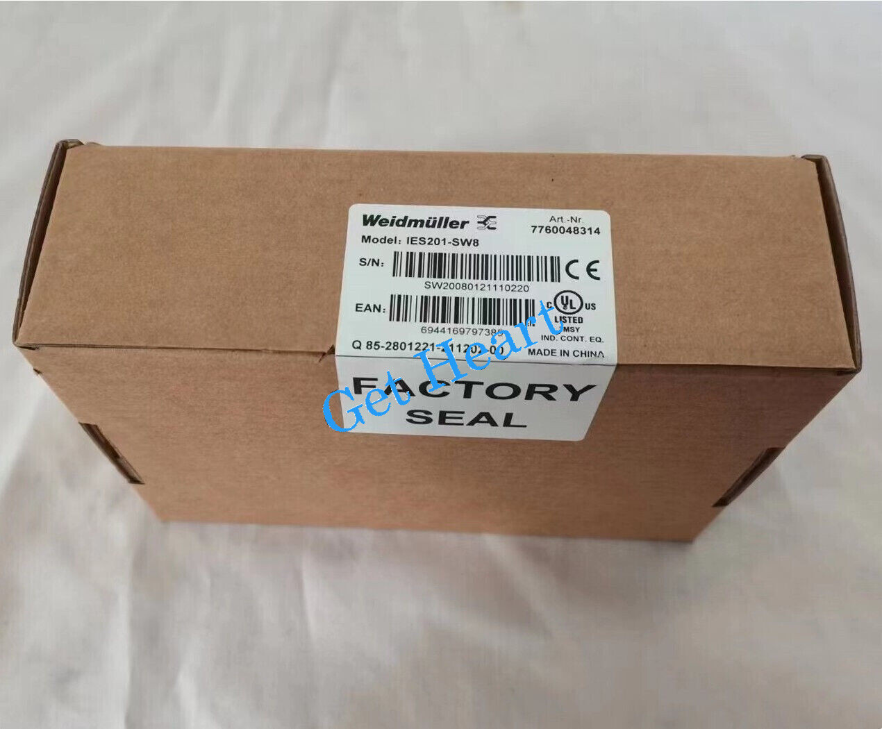 Weidmüller IES201-SW8 Industrial Ethernet Switch 7760048314  FedEx or DHL or UPS