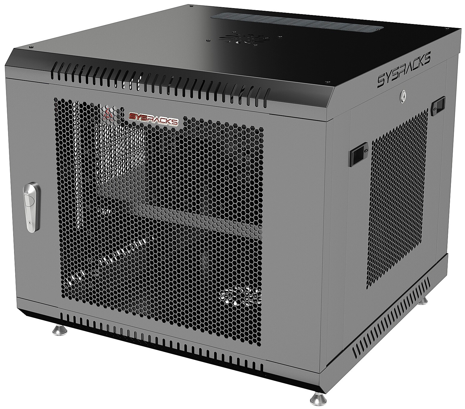 Sysracks 9U Wall Mount Server Rack Cabinet 24" Deep 19" Network Enclosure