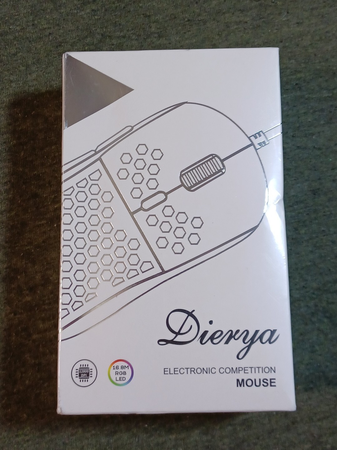 DIERYA x TMKB M1 SE White Wired Gaming Computer Mouse PC Competition RGB LED NEW