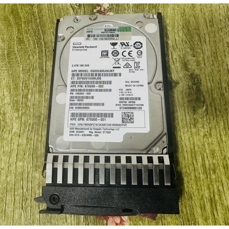 Q2R41A P00441-001 FOR HPE MSA 2.4TB 12G SAS 10K 2.5" ENT HDD Hard Drive