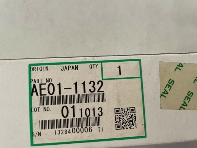 AE011132-GENUINE Ricoh Upper Fuser Roller, Model MP 2500 1600 2018 2020