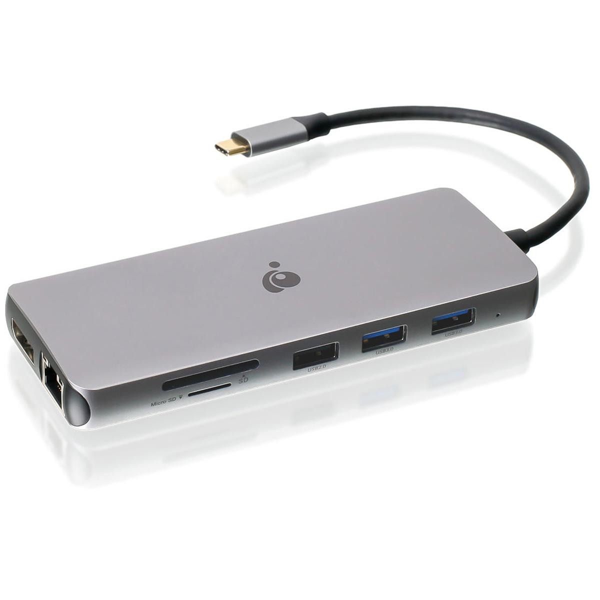 IOGEAR Pocket Dock Pro Compact USB-C Triple HD Dock with Power Delivery 3.0