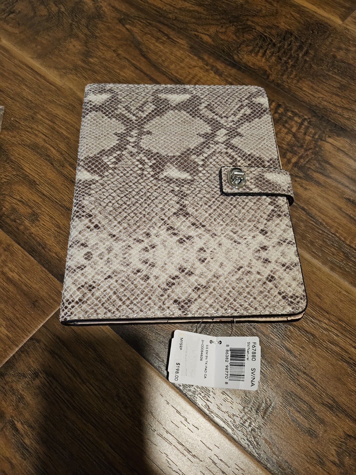 COACH F67880 SNAKE IPAD SLEEVE 10X8 OD 9 3/4X7 1/2 ID W/TAGS - For older models
