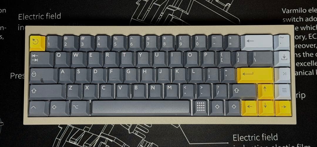 KBDfans Tofu65 2.0 Mechanical Keyboard with Vertex V1 Switches and PBTfans Twist