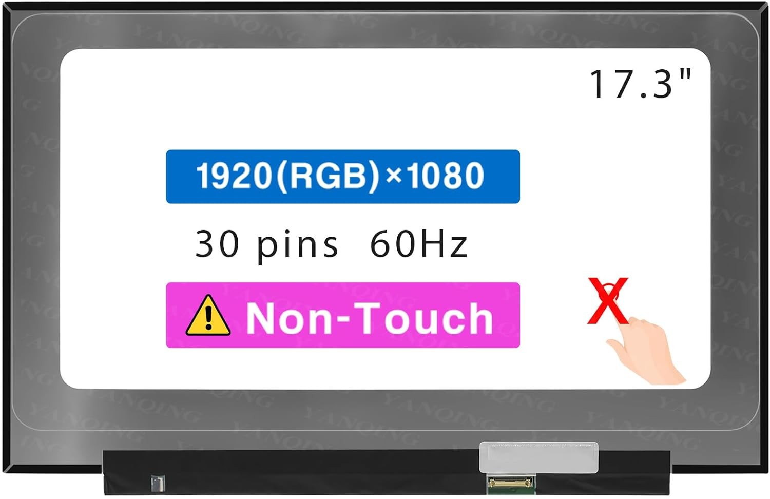 LCD Screen for HP 17-CN0097NR 17-CN0078CL 17-cn0053cl 17-cn2068cl FHDNon-Touch