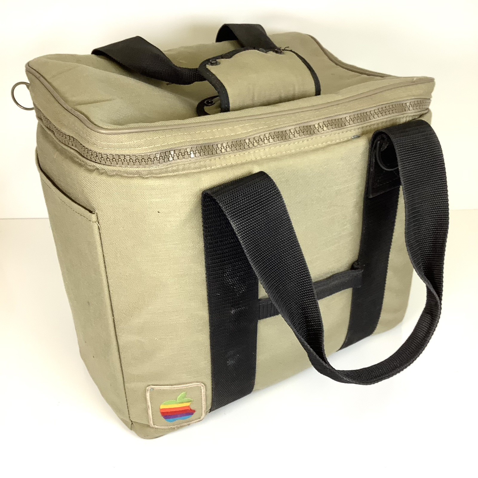 1980s Apple Macintosh 128K 512K Original Carrying Case Bag Rainbow Logo Vintage