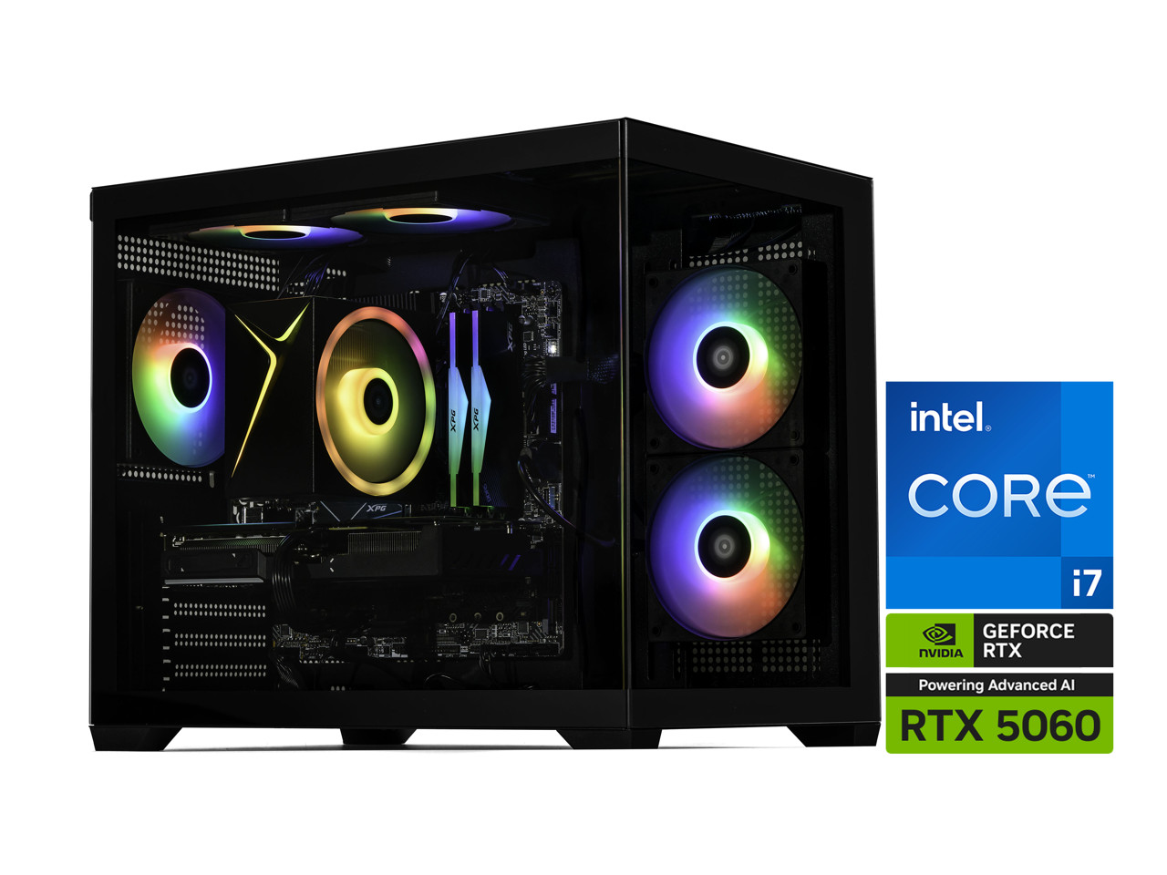 STORMCRAFT Gaming PC Intel SIRIUS Core i7-14700F NVIDIA GeForce RTX 5060- AI