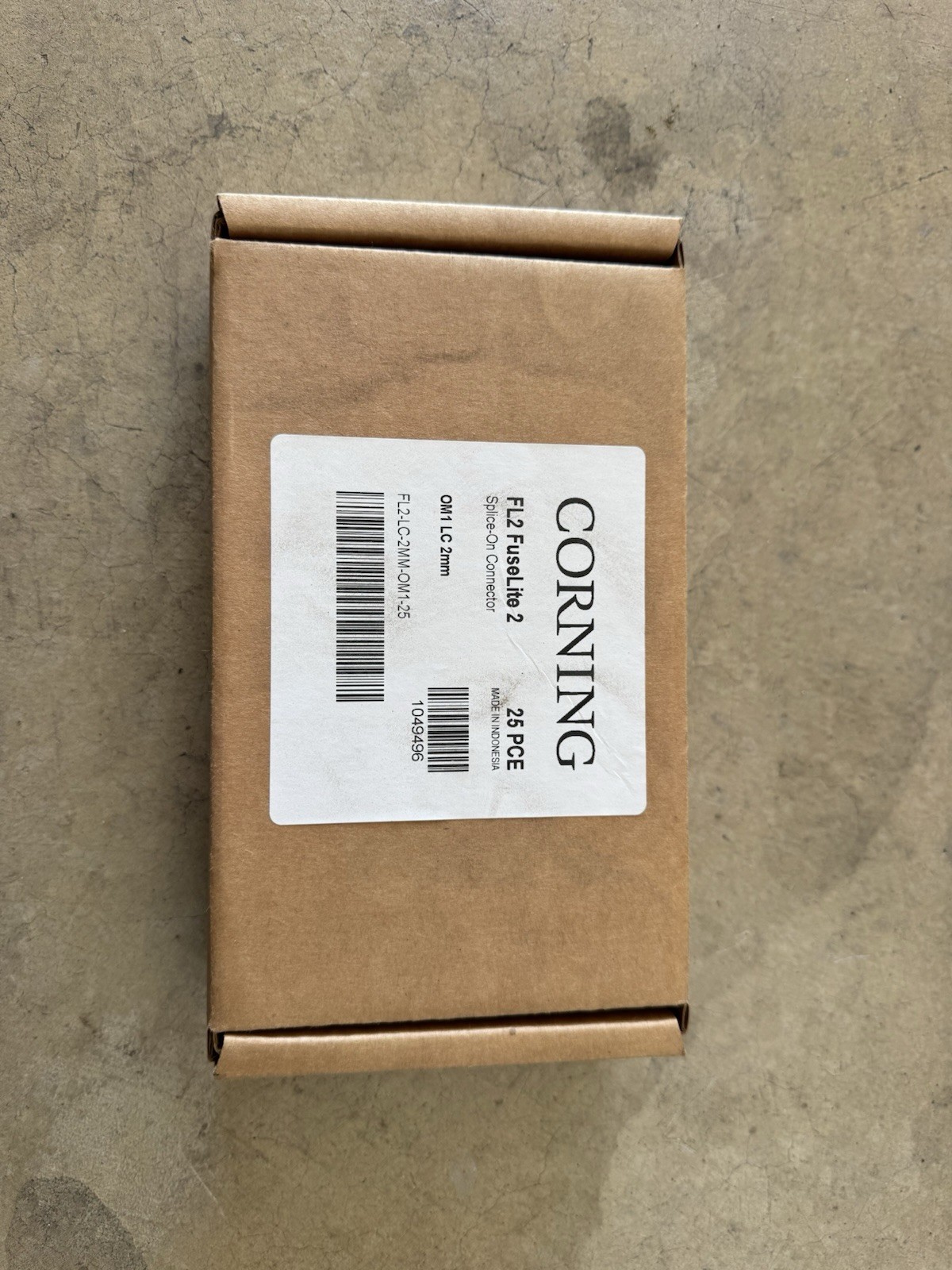 Corning FL2-LC-2MM-OM1. 25 FL2 FuseLite 2 Splice On Connector 25 Pieces