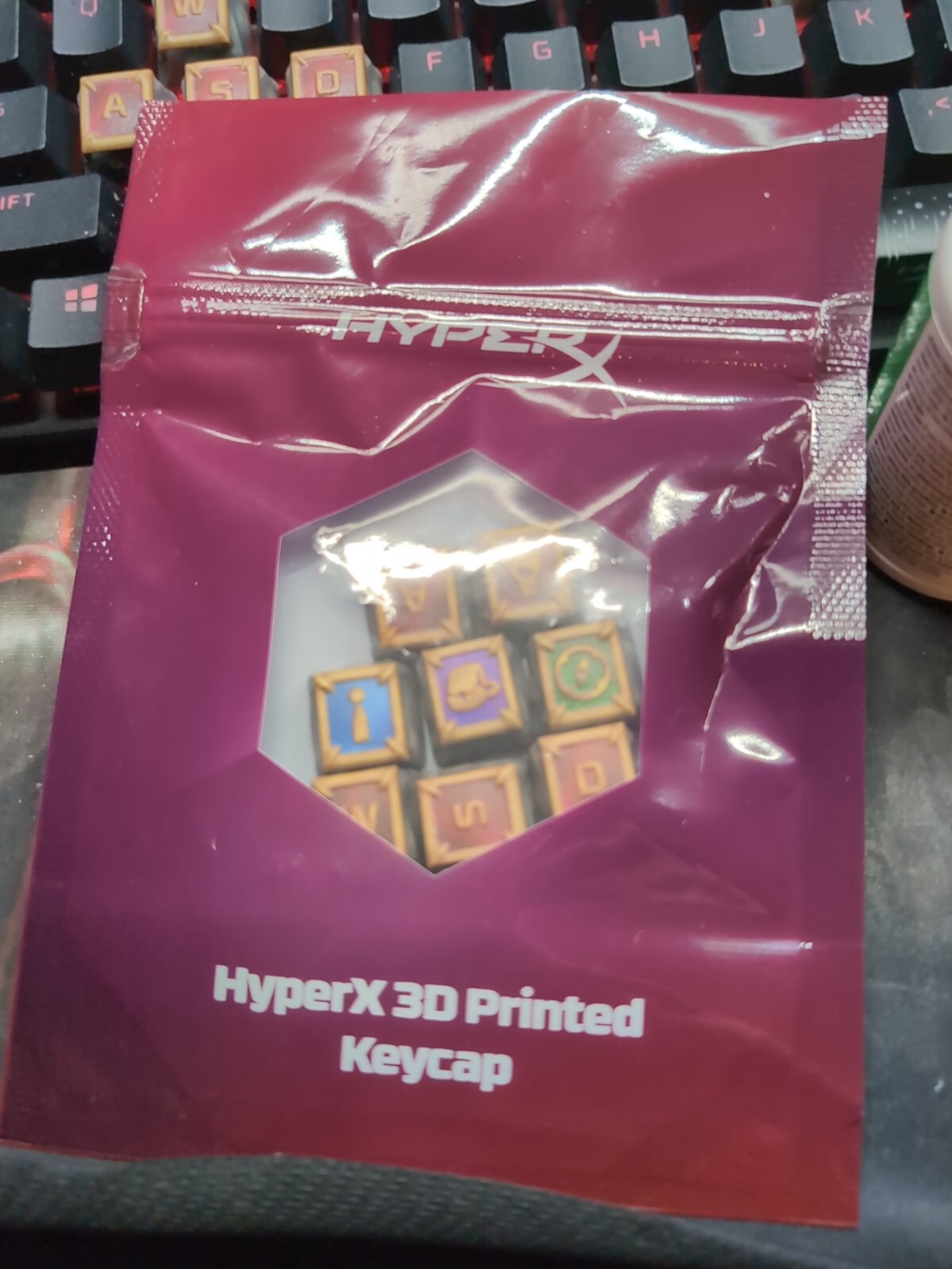 HyperX 3D Printed Keycaps(RPG & WASD)