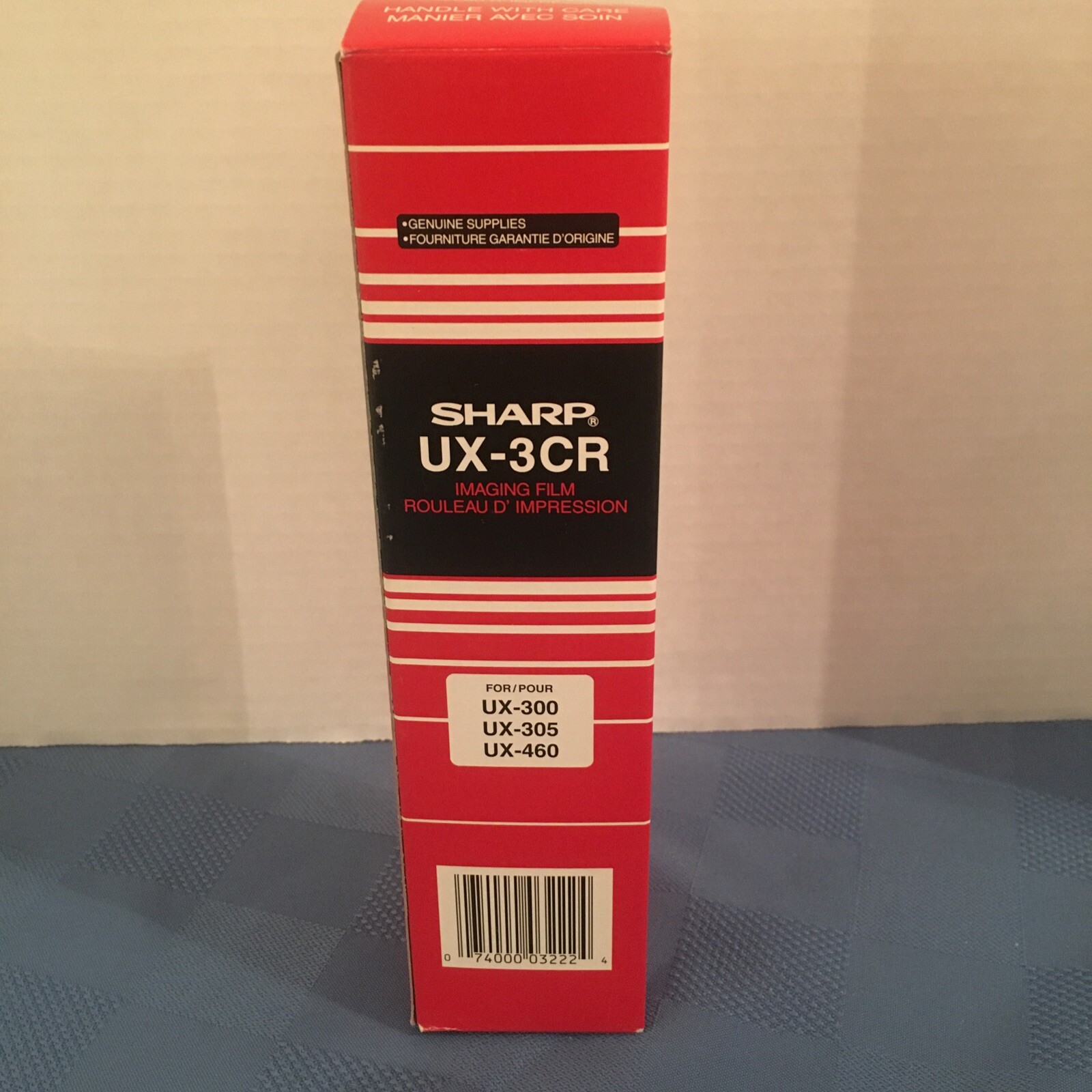 Genuine Sharp UX-3CR Thermal Transfer Ribbon for Fax UX300 305 460 1 Roll