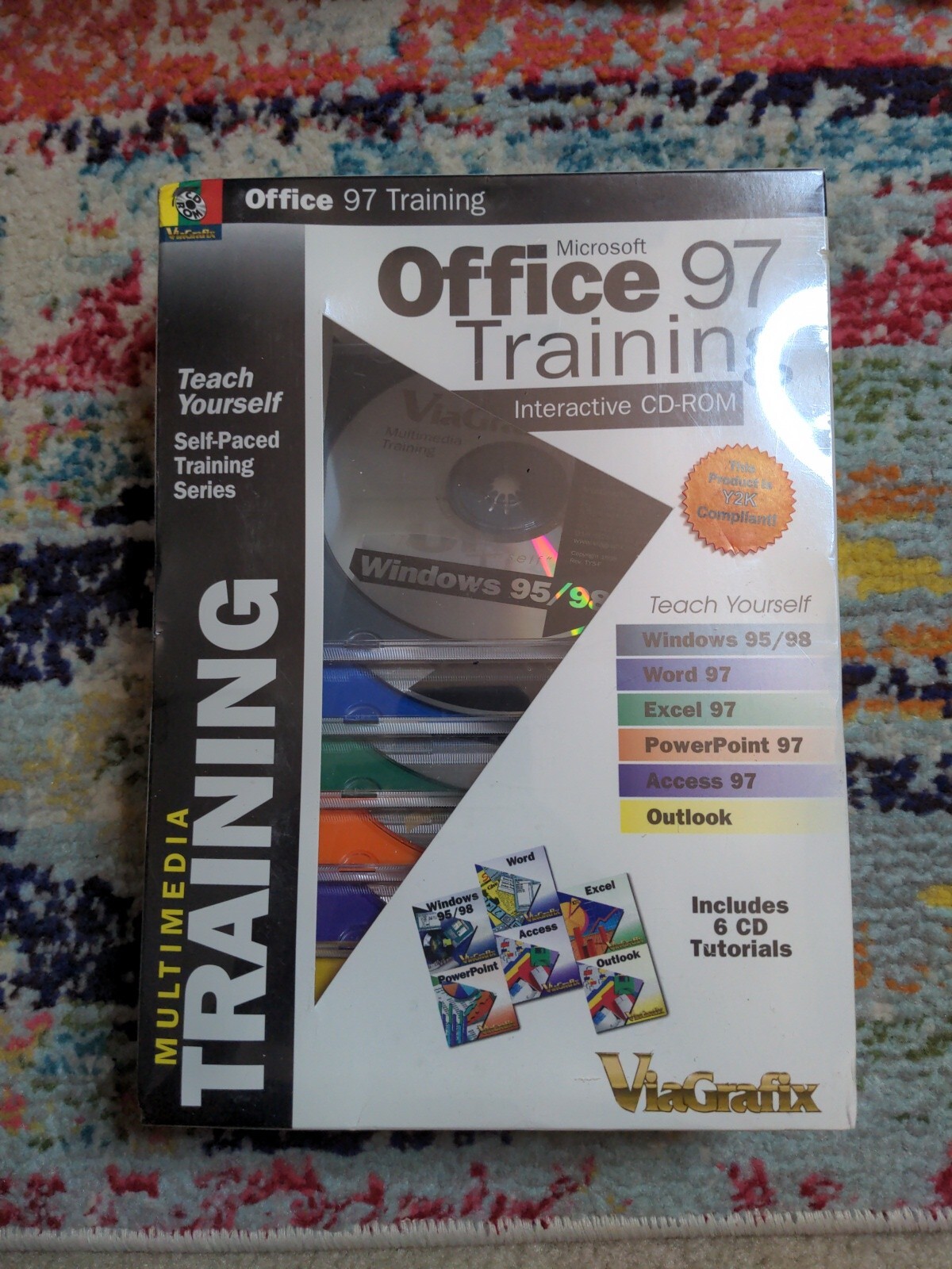 ViaGrafix Office 97 & Windows Training Interactive CD-ROM Multimedia Tutorials 