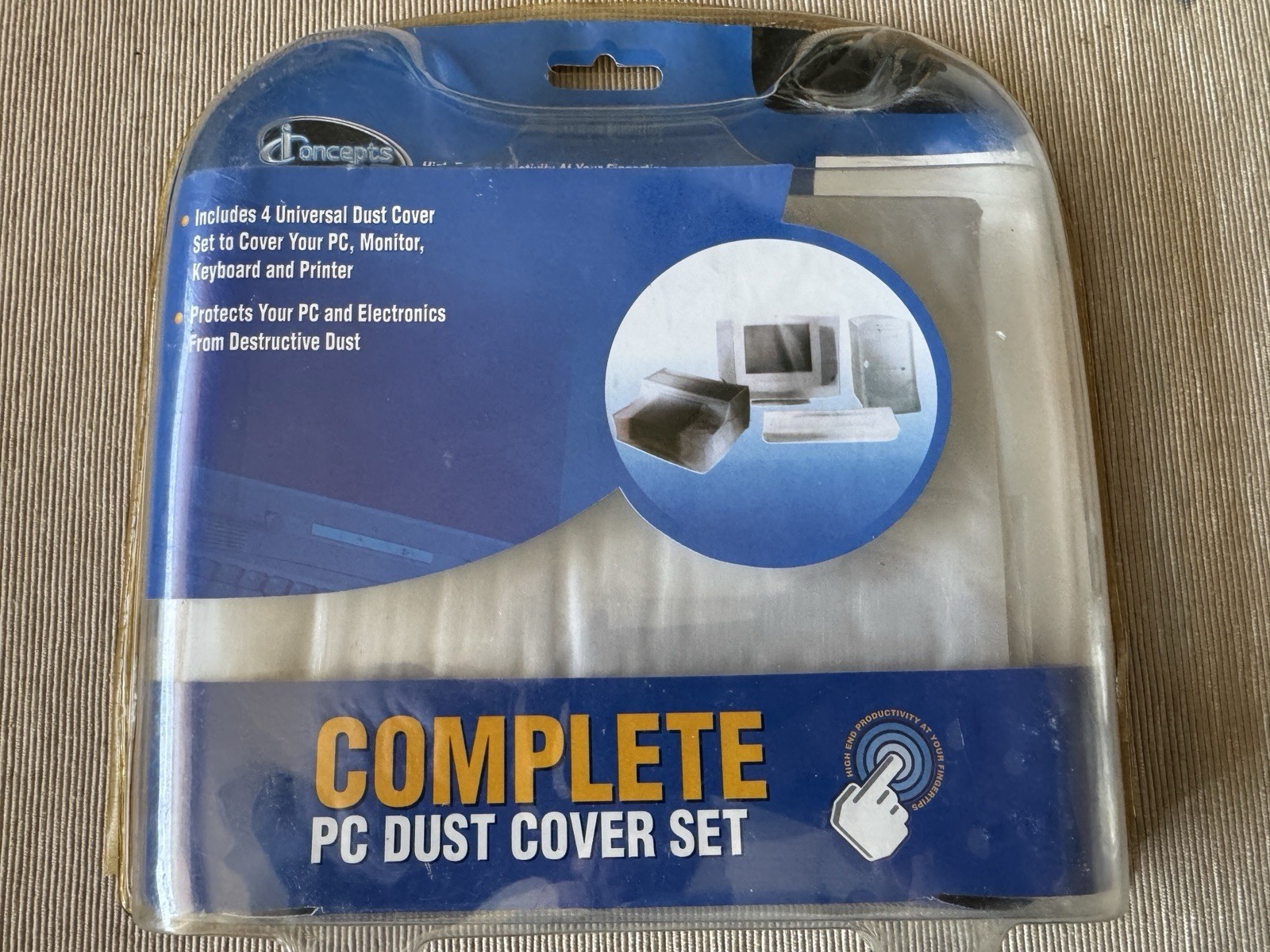 iConcepts Complete PC Dust Cover Set  - Vintage New Old Stock (4 Covers)