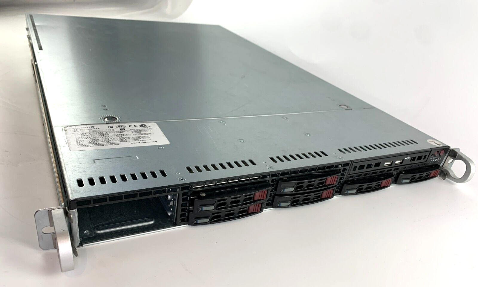 SUPERMICRO 1U Server 1027R-72RFTP | 16GB DDR3 | x2 Xeon E5-2630 | Model: 119-7