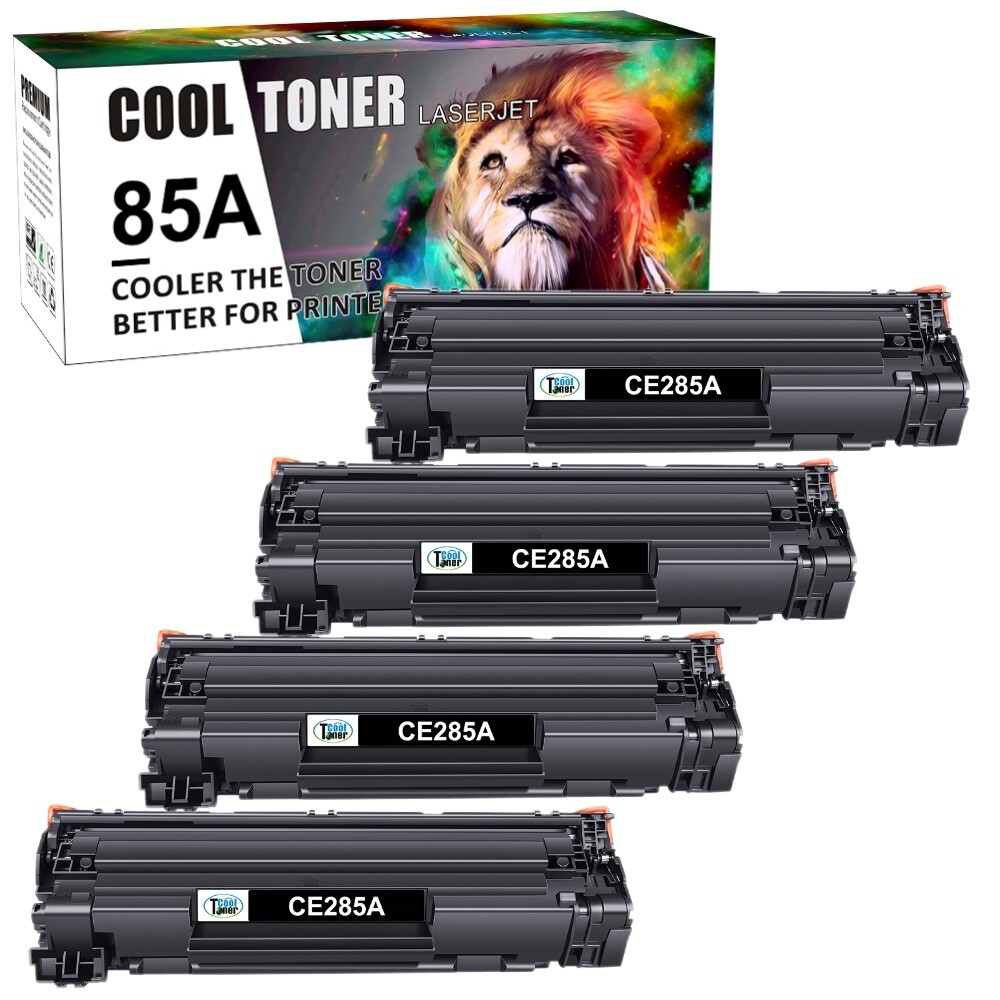 4PK CE285A 85A Black Toner Cartridge for HP LaserJet M1137 M1210 P1109w Printer