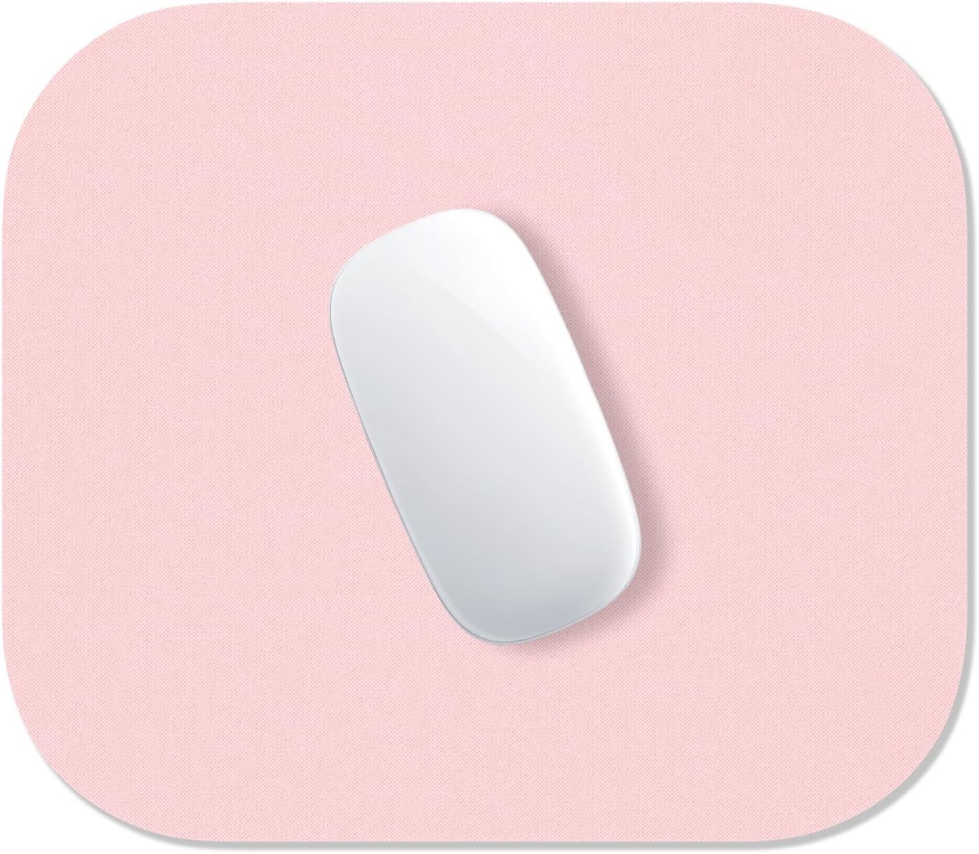 Cute 8x9 Inch Pink Mouse Pad – Perfectly Sized Non-Slip Mat for Work & Play