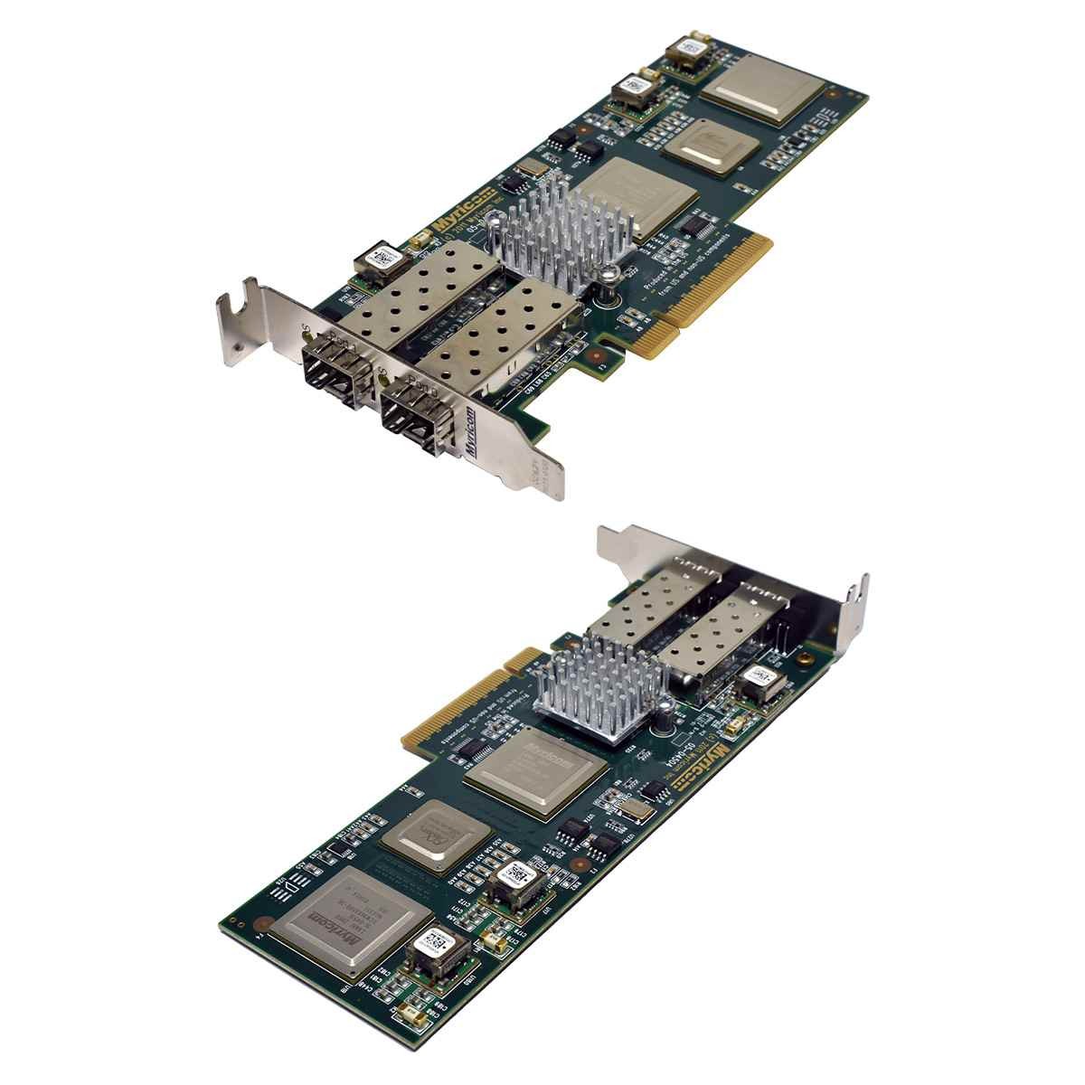 Myricom 10G PCIE2-8C2-2S Dual Port FC 10GbE PCIe x8 Network Adapter LP