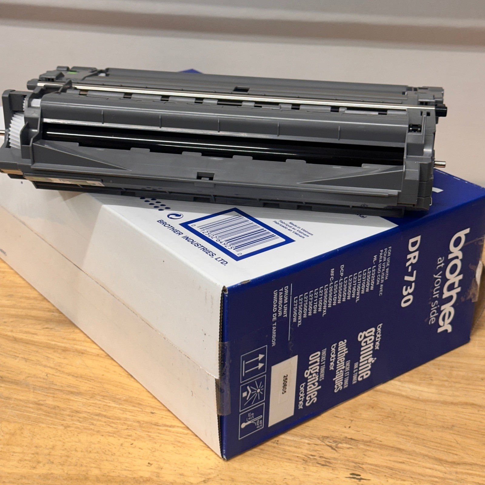 Genuine Brother DR-730 Drum Unit 12000 Page Yield OPEN BOX