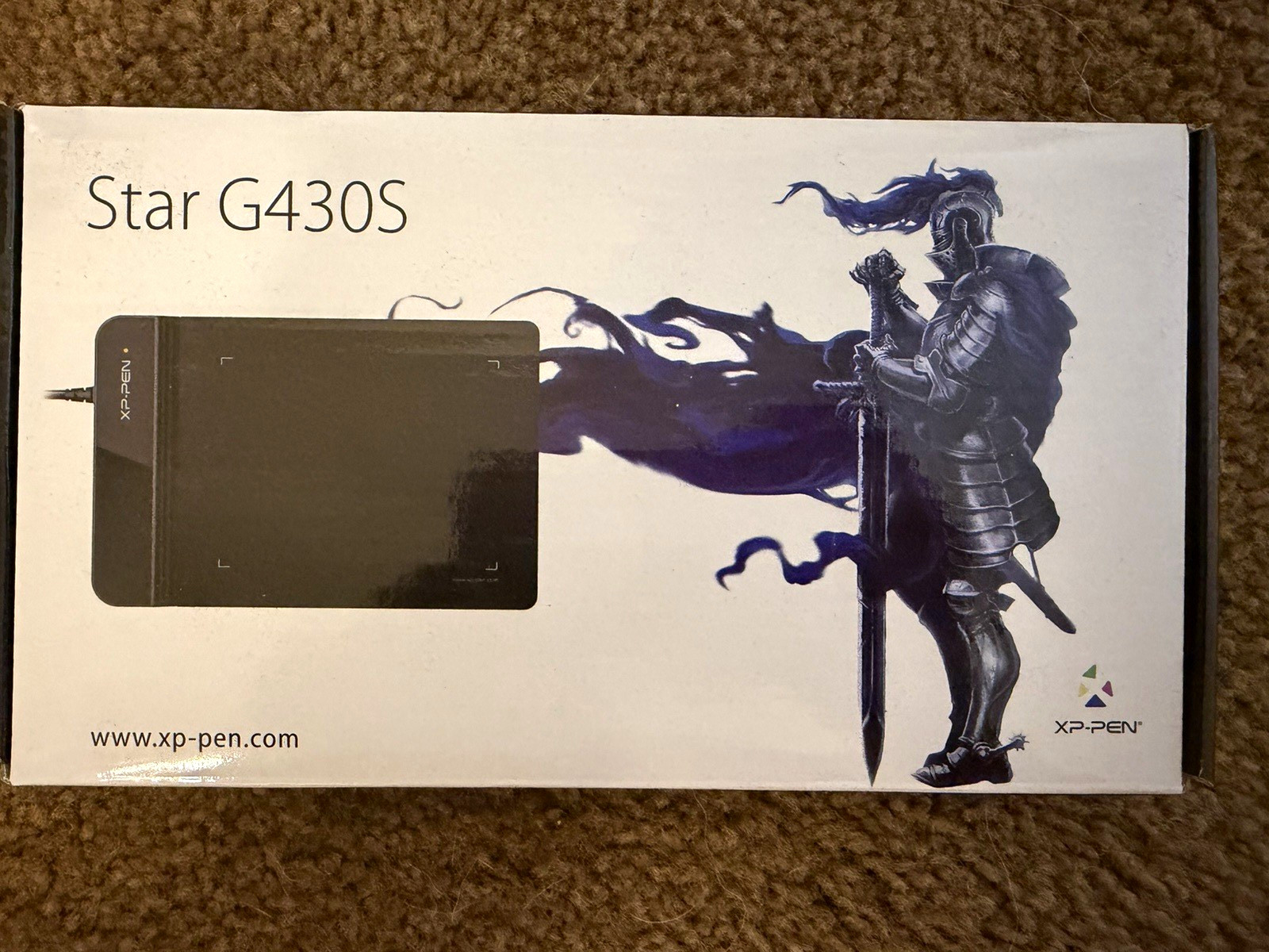 XP-Pen Star G430S Graphics Drawing Tablet, Wired USB, with Stylus