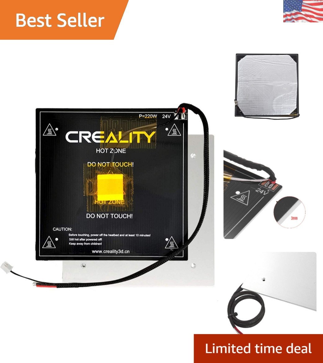 High-Performance 3D Printer Heated Bed - 110°C Max, Compatible with Ender Models