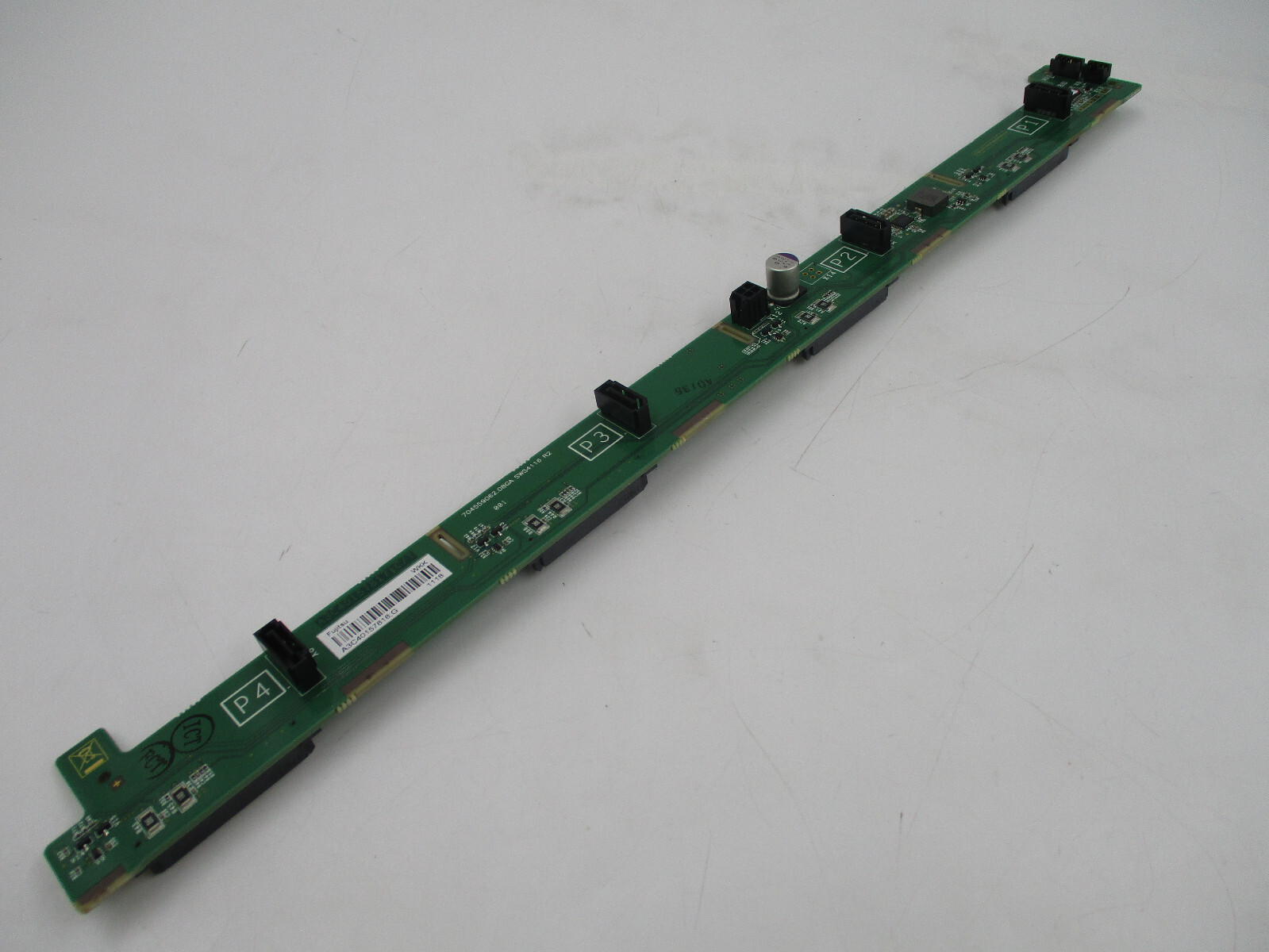 Fujitsu RX2510 1U 4x 3.5" 4-Bay SAS Backplane P/N: A3C40157818 Tested Working