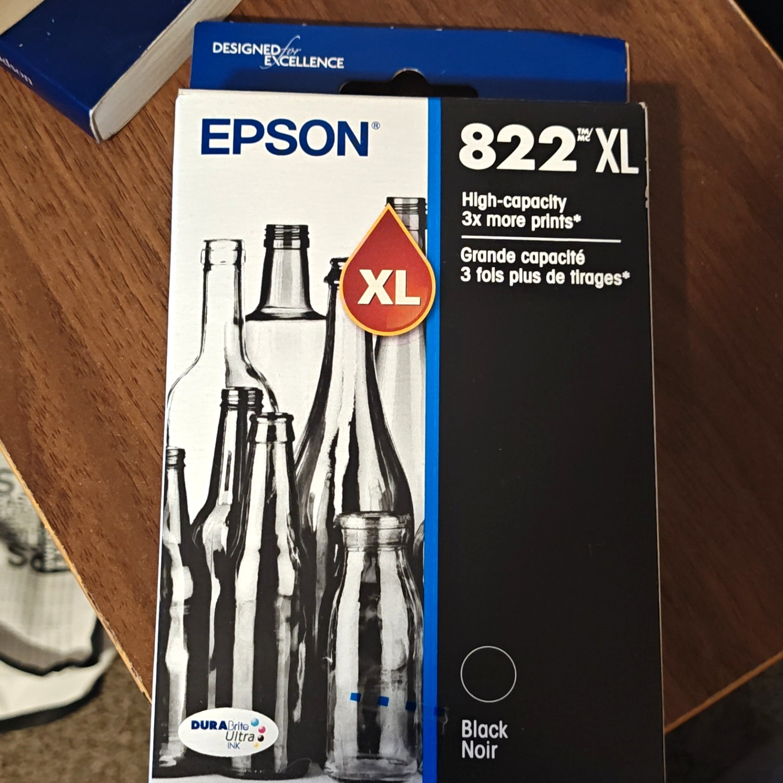 Epson 822XL Black Genuine/Original Inkjet Ink Cartridge T822XL120