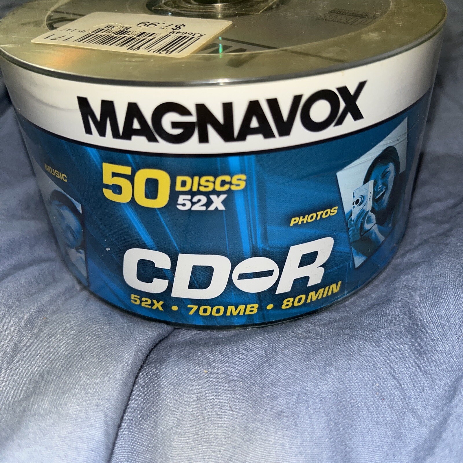 Magnavox 1-50 Pack CD-R Discs 700MB 52X 80 Minutes BRAND NEW SEALED