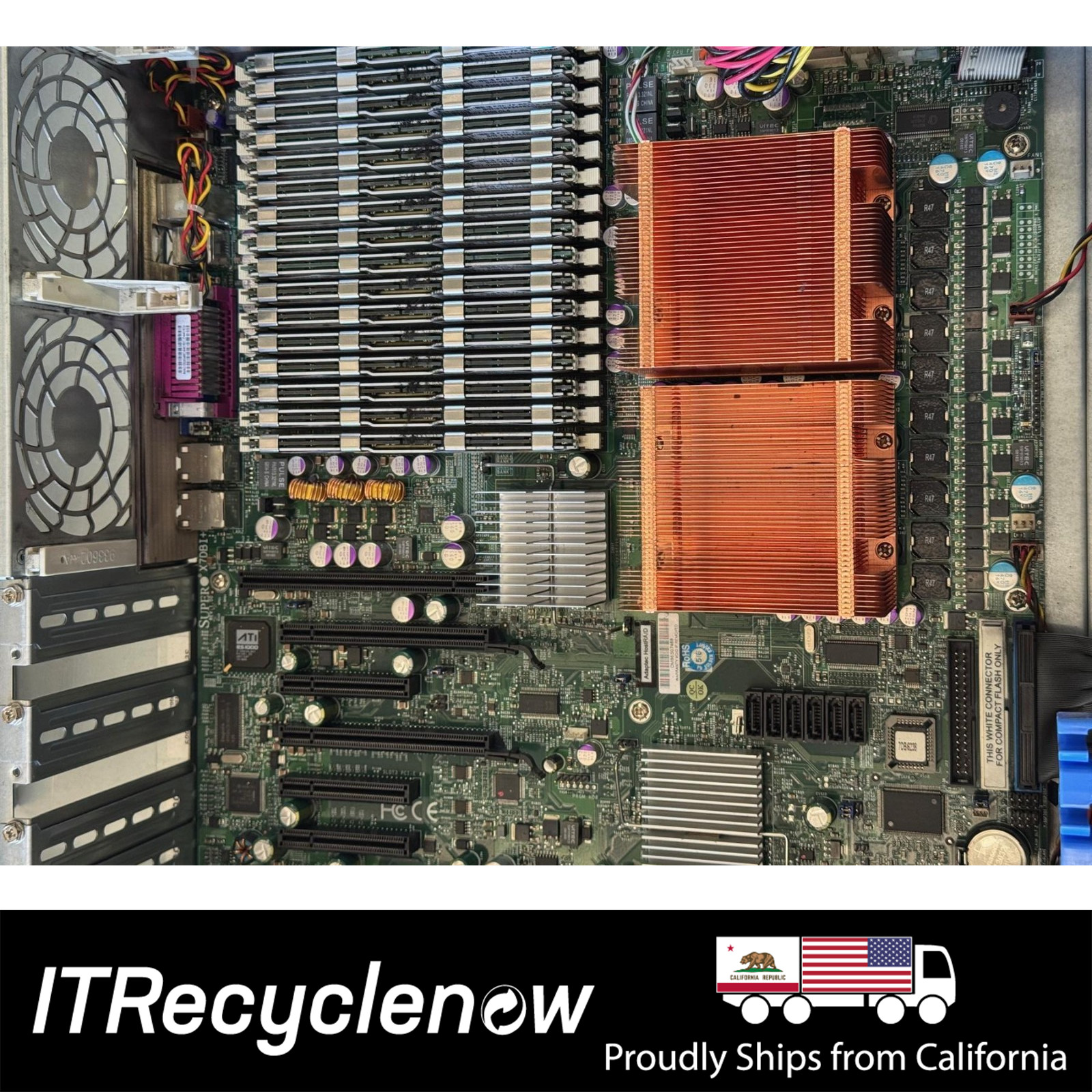 Supermicro MBD-X7DBI+ Spare Motherboard Fully Tested Replacement