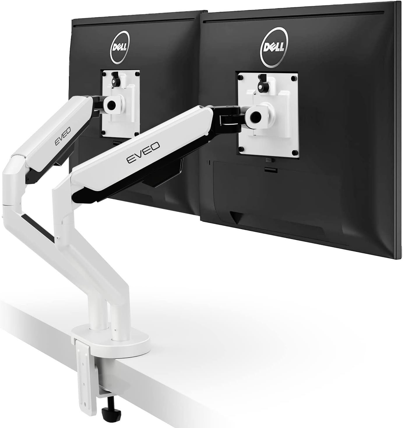Premium Dual Monitor Mount 14"-35” Dual Monitor Arm VESA Bracket Adjustable Heig