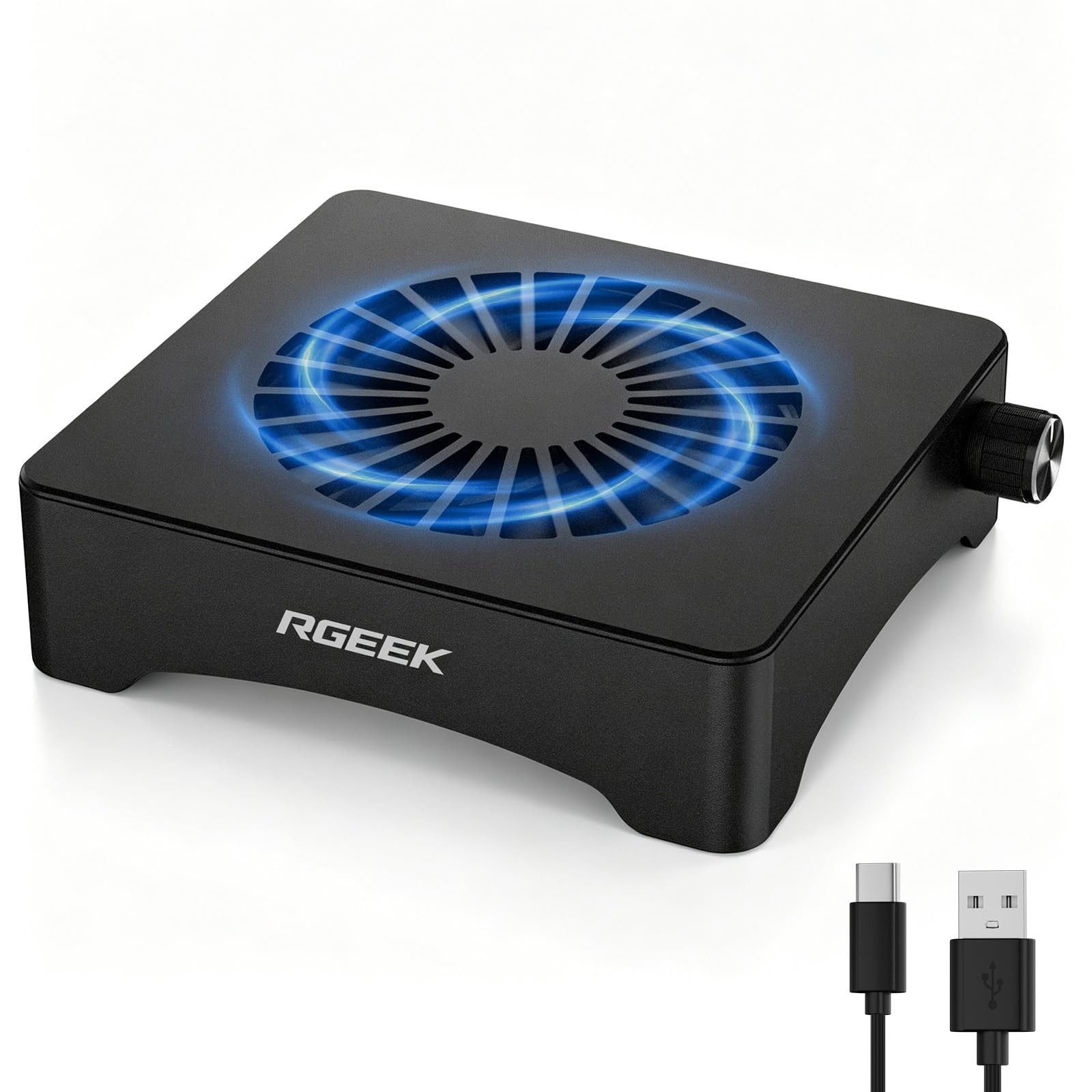 5V USB Computer Fan, Mini PC Cooling with Adjustable Speed Controller