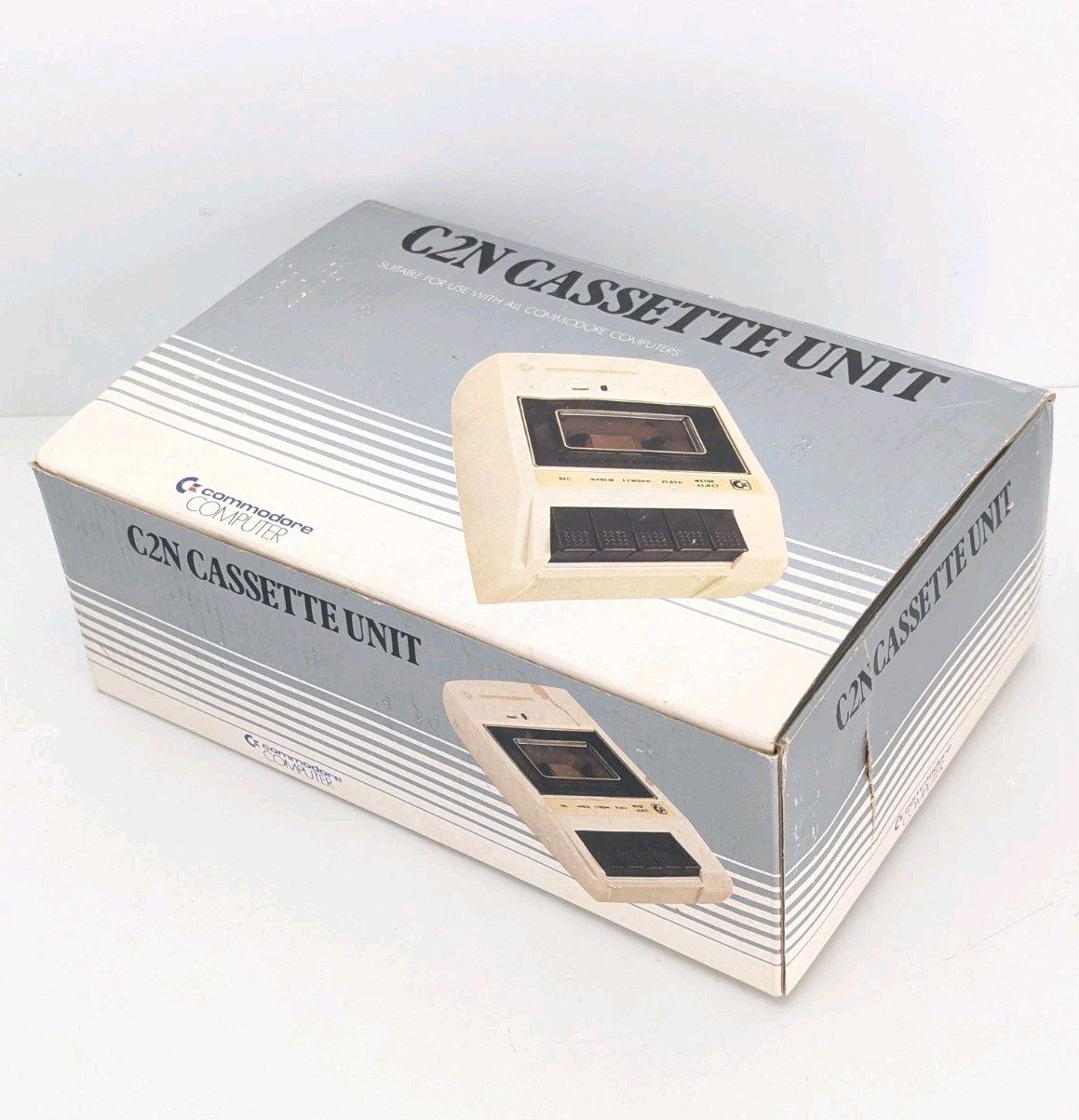 NOS C2N Cassette Unit Box Vintage Commodore 64 128 VIC VC-20 Computer