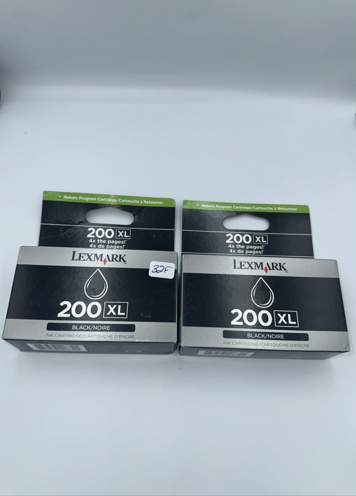 Lexmark Genuine 200XL Black Ink Cartridge Pro4000 5000 2packs New in Box