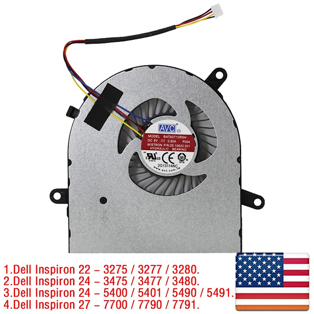 NEW CPU Cooling Fan Replacement For DELL Inspiron ALL-IN-ONE (AIO)  22 / 24 / 27