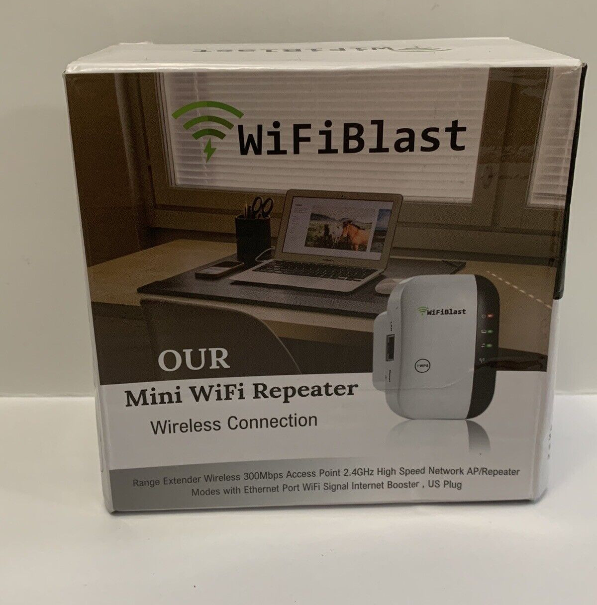 Our WiFiBlast Mini Wifi Repeater Wireless Connection Range Extender 300 Mbps