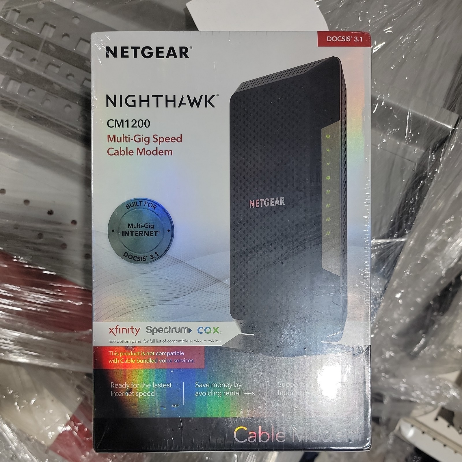 NETGEAR Nighthawk CM1200-100NAS DOCSIS 3.1 Cable Modem