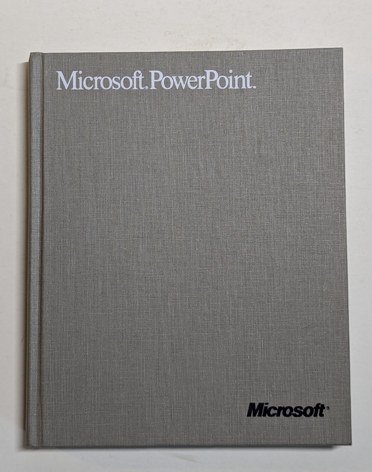Microsoft PowerPoint User's Manual 1988 HC VG