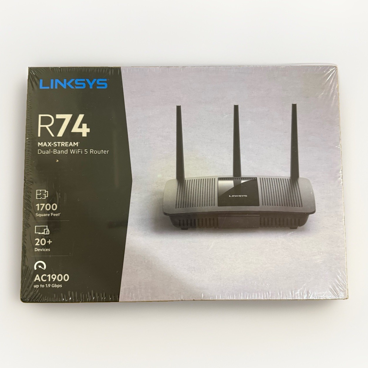 Linksys R74 Max Stream Dual Band WiFi 5 Router AC1900 New