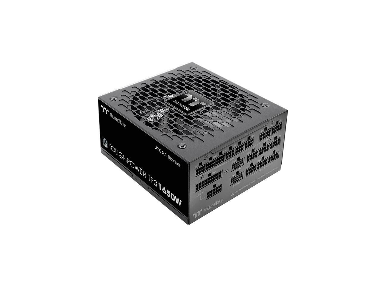 Thermaltake Toughpower TF3 1650W; ATX 3.1; x2 Native PCIe 5.1 12V-2x6; Full