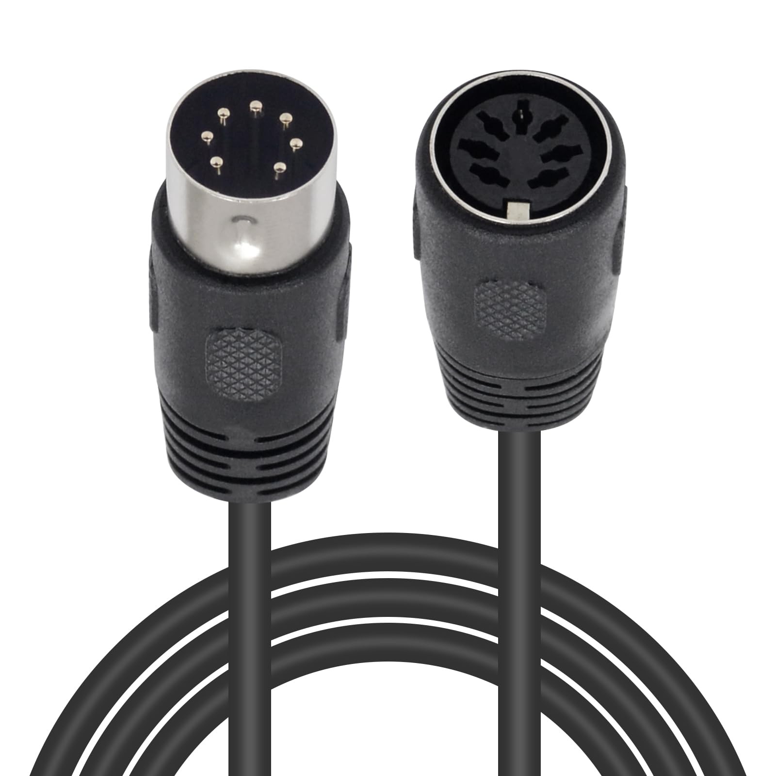 Poyiccot 7 Pin DIN Cable, 7Pin DIN Male to Female Extension Cable, Professional