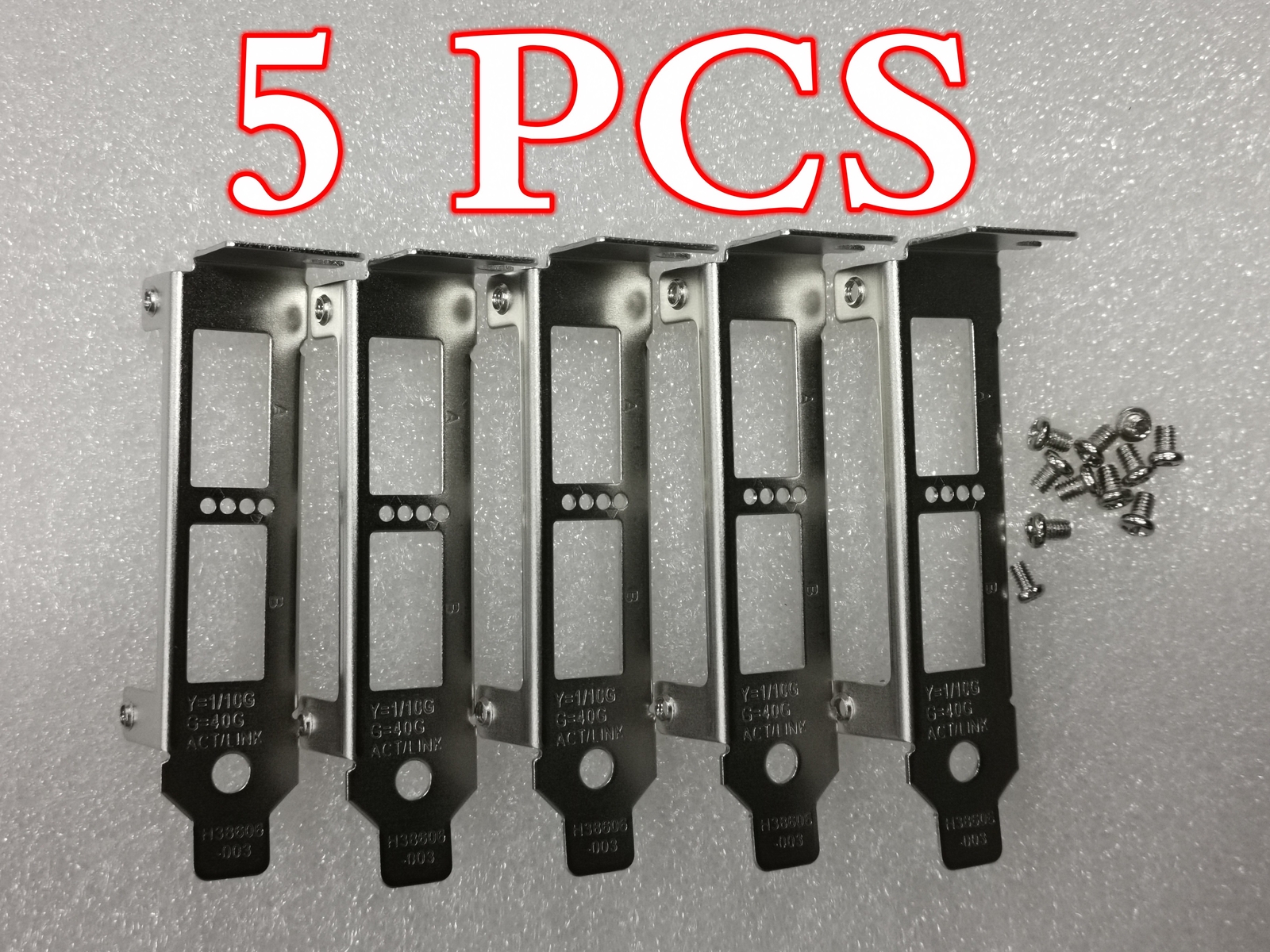 5PCS Low profile Bracket for Intel XL710-QDA2 XL710-QDA2BLK XL710-QDA2G2P5