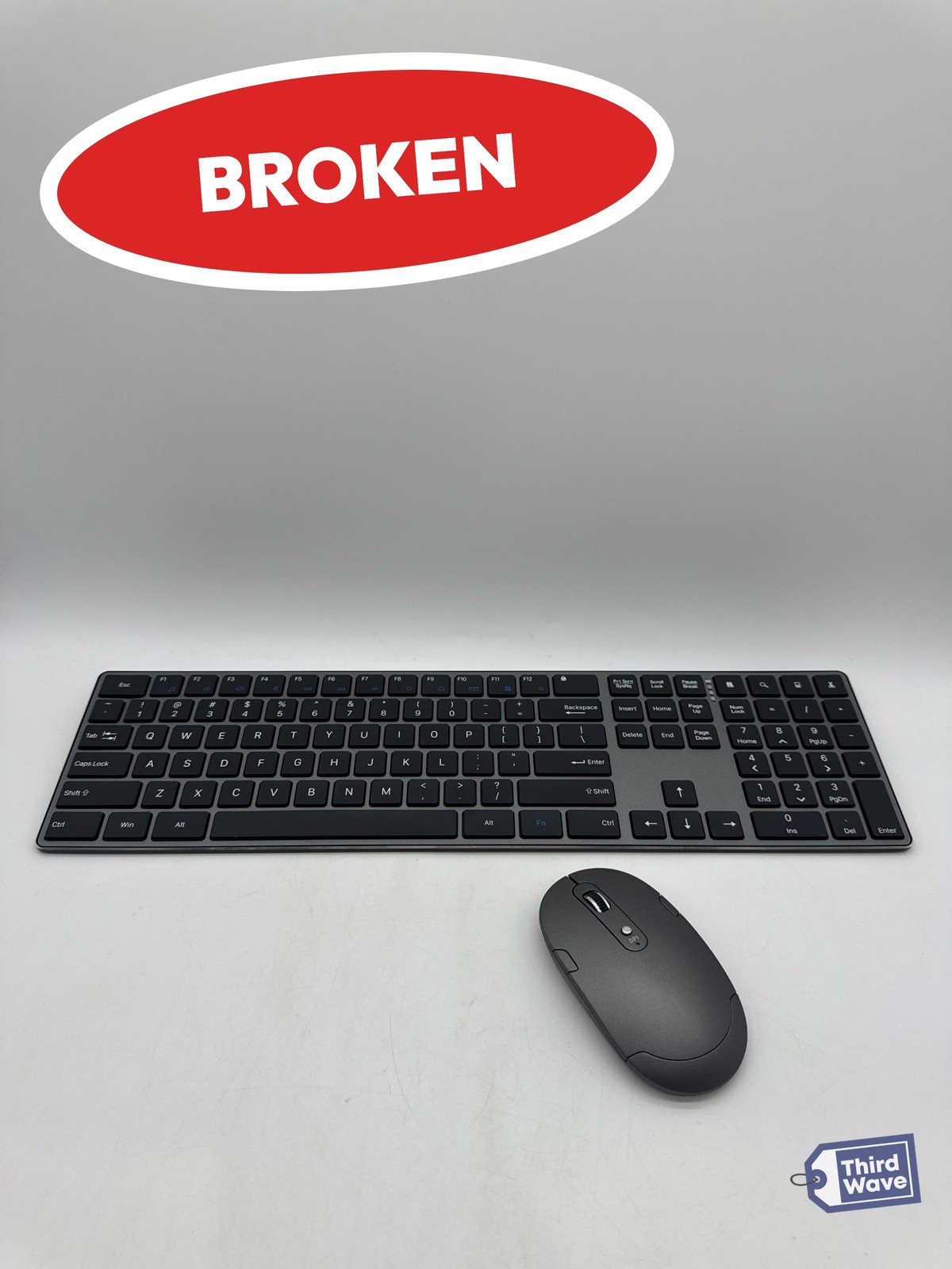 (BROKEN) Amazon Basics Ultra Premium Wireless Keyboard Mouse Combo  (1)